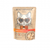 Best Dinner Holistic влажный корм для кошек с тунцом и креветками, 70 г