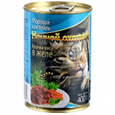 Ночной охотник влажный корм для кошек «Морской коктейль» в желе, 400 г