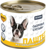 Влажный корм Мнямс д/с Здоровые суставы паштет Говяд.Ягн. 200 г