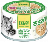 Axia для кошек консервы Miaw куриное филе ширасу 60 г