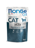 Monge Cat Grill пауч для стерилизованных кошек форель 85г