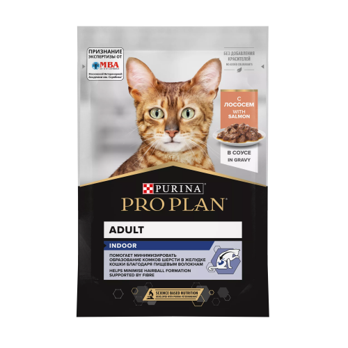 Purina Pro Plan влажный корм для домашних кошек с лососем, 85 г