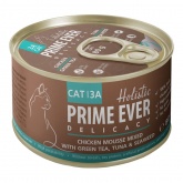 Prime Ever Delicacy цыплёнок, тунец, водоросли 80г