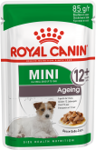 Royal Canin Mini Ageing 12+ влажный корм для собак старше 12 лет в соусе, 85 г