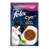 Felix суп для кошек Сочные ломтики утка 48г