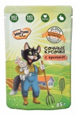 Мнямс влажный корм для кошек «Ферма» с кроликом в соусе, 85 г