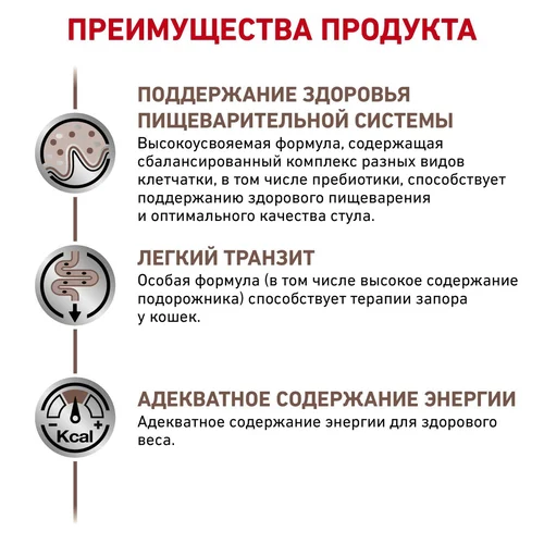 Royal Canin Fibre Response сухой корм для кошек при запорах, 2 кг