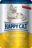 Happy Cat влажный корм для кошек с курицей в соусе, 100 г