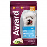 AWARD Hypoallergenic сухой корм для собак с белой рыбой, 2 кг