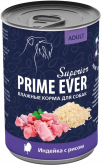Влажный корм Prime Ever Superior конс д/с Индейка рис 400г