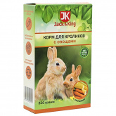 Jack&King Корм для кроликов с овощами 350г