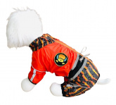 Дождевик Dog полоска, оранж, девочка, 20