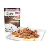 Gourmet a La Carte для кошек птица овощи 85г