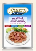 Stuzzy Cat для кошек пауч с телятиной 100г