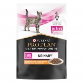 Purina Pro Plan Veterinary Diets UR для кошек пауч диета при Мочекаменная болезни курица 85г