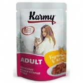 Karmy Adult пауч для кошек курица в желе 80г