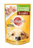 Pedigree влажный корм для собак с кроликом и индейкой в соусе, 100 г