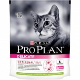 Pro Plan Delicate сухой корм для кошек с чувствительным пищеварением с ягнёнком, 400 г
