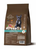 Petvador сухой корм для собак мелких пород с ягнёнком, 2 кг