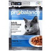 ProBalance влажный корм для стерилизованных кошек, 85 г