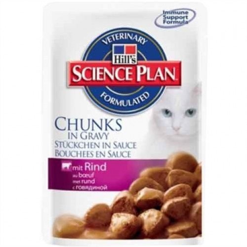 Hill's (Хилс) Science Plan пауч для кошек говядина 85г