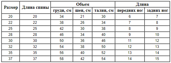 Комбинезон д/с Снежинка OSSO 30 (кобель)