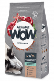 AlphaPet WOW сухой корм для собак средних пород с чувствительным пищеварением с ягнёнком и рисом, 2 кг