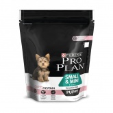 Сухой корм Purina Pro Plan для щенков мелких и карликовых пород с чувствительной кожей, лосось с рисом, 700 г