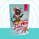 Banditos влажный корм для кошек с кроликом в соусе, 75 г