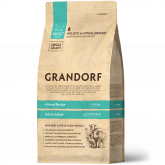 Grandorf Probiotic Indoor сухой корм для домашних кошек с четырьмя видами мяса, 400 г