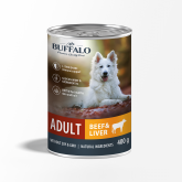 Влажный корм Mr.Buffalo конс д/с Adult Говядина печень 400г