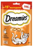 Лакомство Dreamies с курицей 200 г