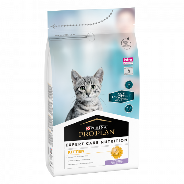 Purina Pro Plan сухой корм для котят ActiProtect с индейкой, 1,5 кг