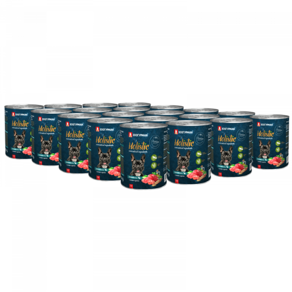 Влажный корм Зоогурман Holistic конс д/с Перепелка рис цук 350г
