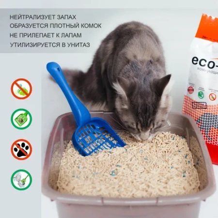 Наполнитель ECO Premium BLUE без запаха 1,9 кг 5 л