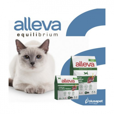 Alleva (Аллева)  Эквилибриум Sensitive для кошек оленина 400г