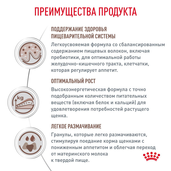 Royal Canin Gastrointestinal Puppy сухой корм для щенков при заболеваниях ЖКТ, 2,5 кг
