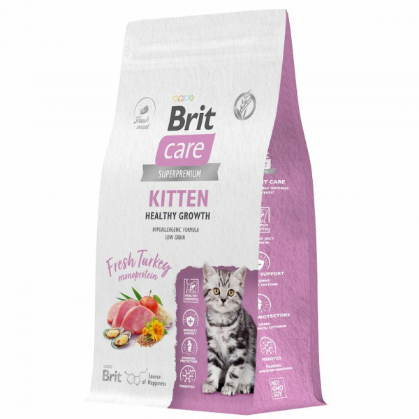 BRIT Care Kitten для котят Индейка 400г