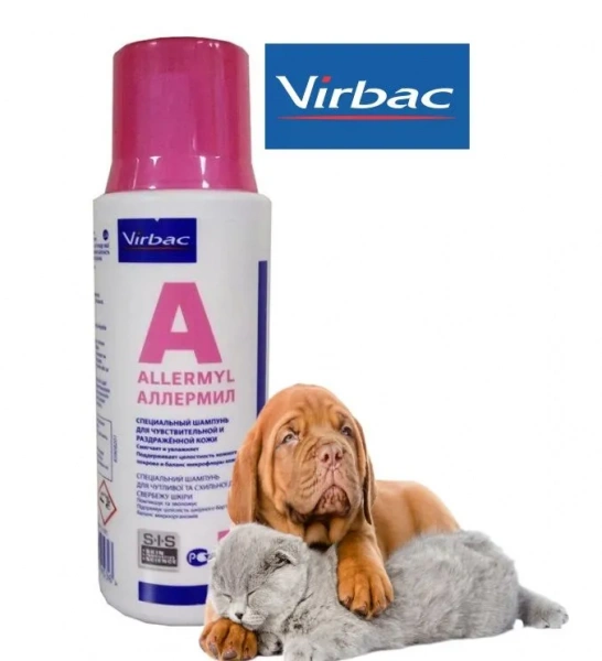 Аллермил шампунь Virbac 200 мл