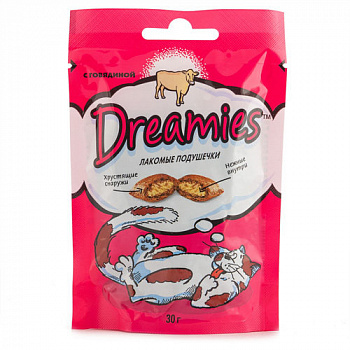 Лакомство Dreamies с говядиной 30г