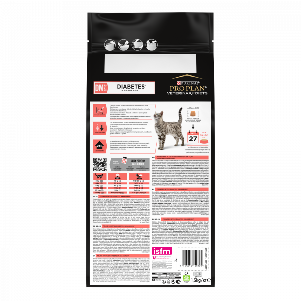 Purina Pro Plan (Пурина Про План) Veterinary Diets DM для кошек диета при Диабете 1,5кг