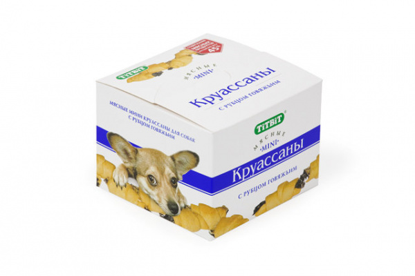 Тит Бит Печенье Круассаны с рубцом говяжьим