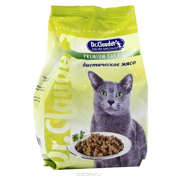 Dr. Clauder’s (Д-р Клаудер) для кошек диетический мясо 400г