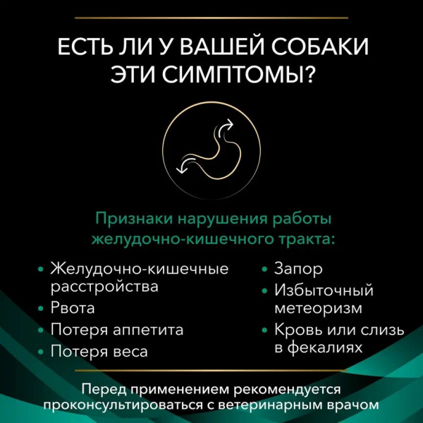 Сухой корм Purina Pro Plan (Пурина Про План) Veterinary Diets EN для собак диета при патологии ЖКТ 1,5кг