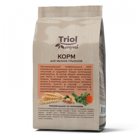 Triol Original корм для мелких грызунов 450 г