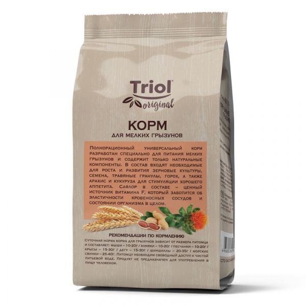 Triol Original корм для мелких грызунов 450 г