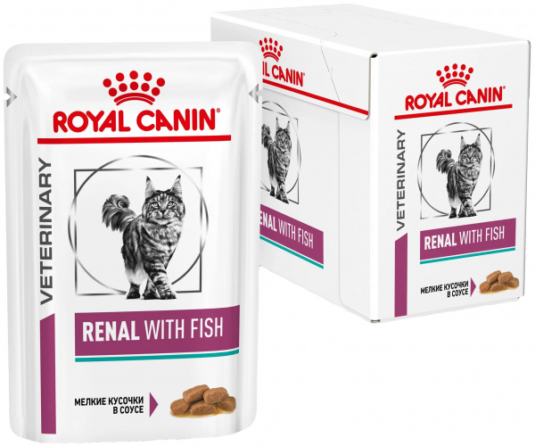 Royal Canin Renal влажный корм для кошек при заболеваниях почек с тунцом, 85 г