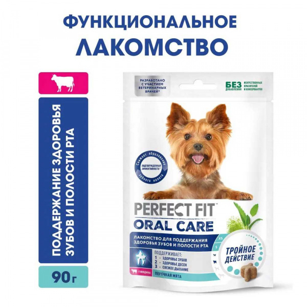 Perfect Fit (Перфект Фит) Здоровье полости рта для собак лакомство 90г