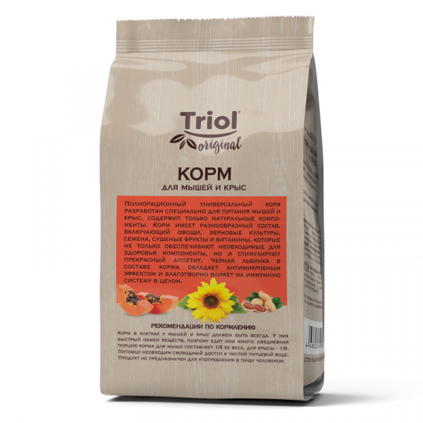 Triol Original корм для мышей и крыс 450г TF-00700