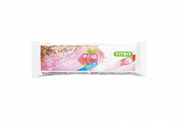 Тит Бит Мюсли Berry с индейкой и брусникой